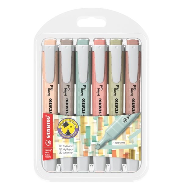Produktbild: STABILO Textmarker swing cool NatureCOLORS
