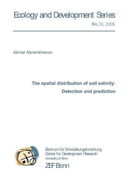 Produktbild: The spatial distribution of soil salinity: