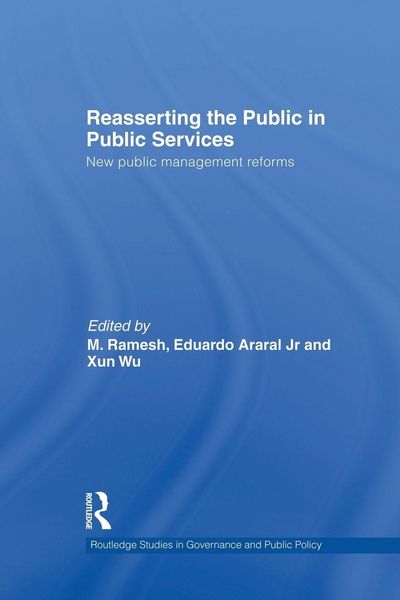 Produktbild: Reasserting the Public in Public Services