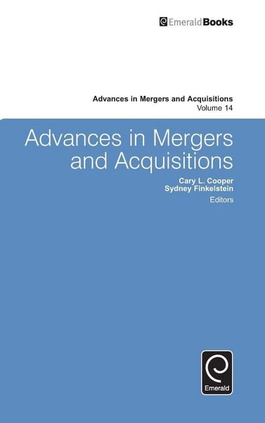 Produktbild: Advances in Mergers and Acquisitions