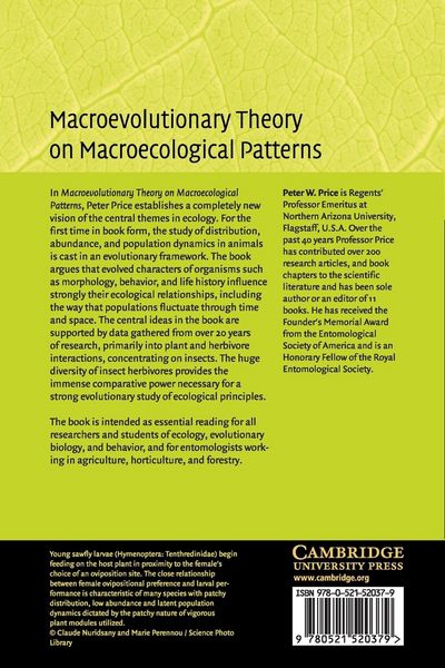 Produktbild: Macroevolutionary Theory on Macroecological Patterns