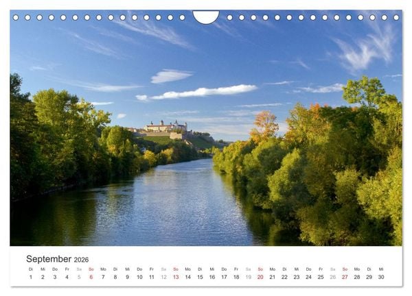 Produktbild: Malerisches Mainfranken (Wandkalender 2026 DIN A4 quer), CALVENDO Monatskalender