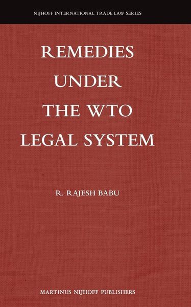 Produktbild: Remedies Under the Wto Legal System