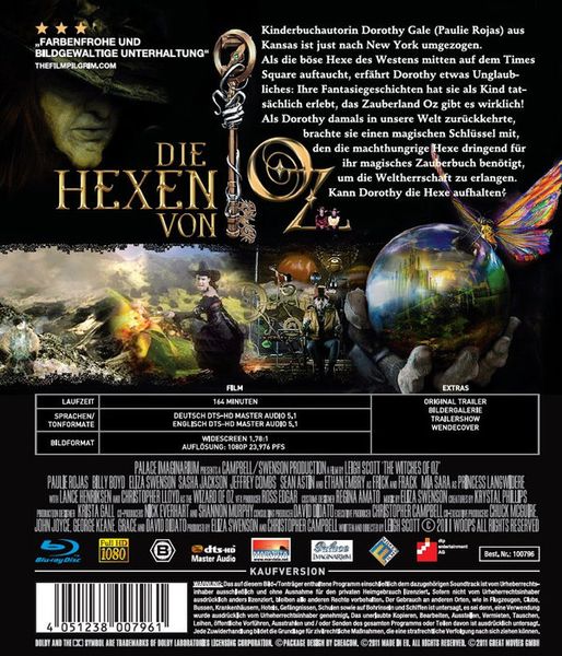 Produktbild: Die Hexen von Oz - Extended Uncut Edition