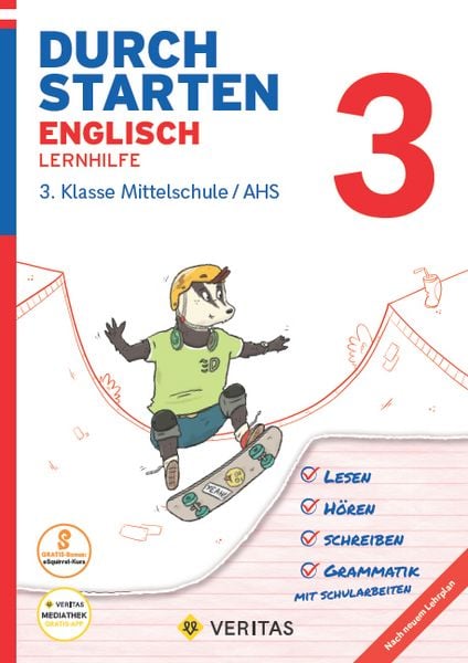 Produktbild: Durchstarten Englisch 3. Klasse Mittelschule/AHS Lernhilfe (mit Audio-CD)