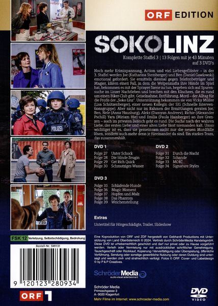 Produktbild: SOKO Linz (Edition 3) [3 DVDs]