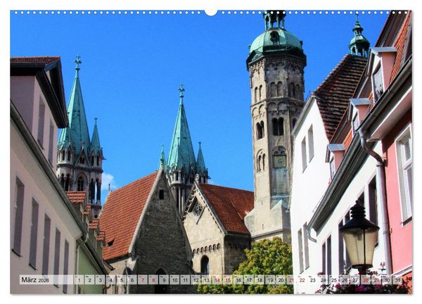 Produktbild: Burgenlandkreis - Naumburg, Wei&szlig;enfels, Zeitz (Wandkalender 2026 DIN A2 quer), CALVENDO Monatskalender