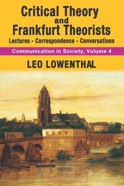 Produktbild: Critical Theory and Frankfurt Theorists