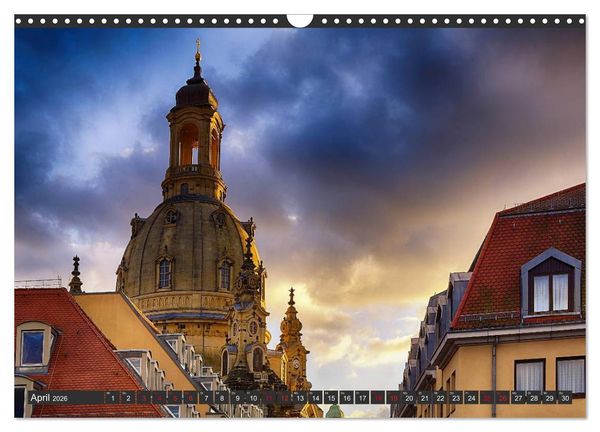 Produktbild: Dresden - Die Frauenkirche (Wandkalender 2026 DIN A3 quer), CALVENDO Monatskalender
