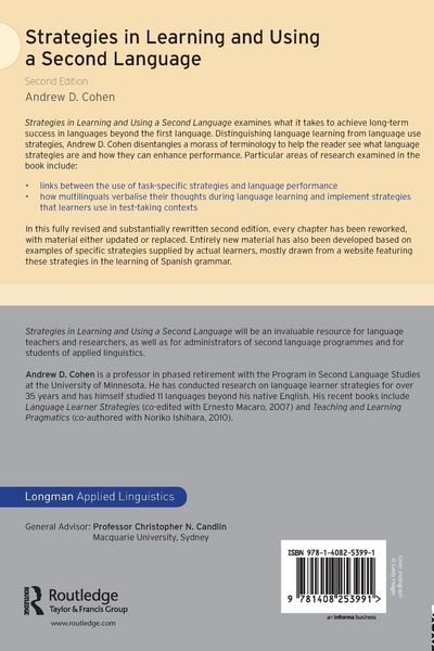 Produktbild: Strategies in Learning and Using a Second Language