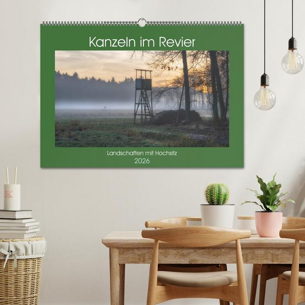 Produktbild: Kanzeln im Revier (Wandkalender 2026 DIN A2 quer), CALVENDO Monatskalender