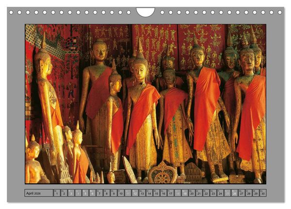 Produktbild: S&Uuml;DOSTASIEN Im Reich des Buddha (Wandkalender 2026 DIN A4 quer), CALVENDO Monatskalender