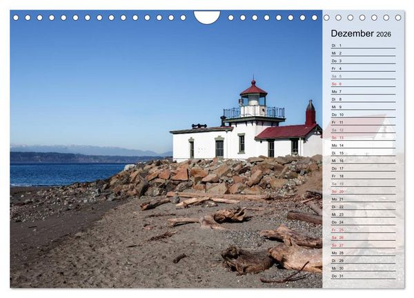 Produktbild: Eine Reise nach Seattle (Wandkalender 2026 DIN A4 quer), CALVENDO Monatskalender