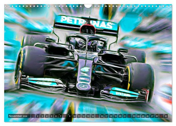 Produktbild: Faszinierende Formel 1 (Wandkalender 2026 DIN A3 quer), CALVENDO Monatskalender