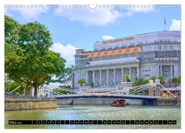 Produktbild: Singapur - Tradition trifft Moderne (Wandkalender 2026 DIN A3 quer), CALVENDO Monatskalender