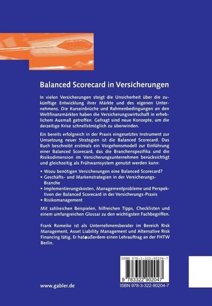 Produktbild: Balanced Scorecard in Versicherungen