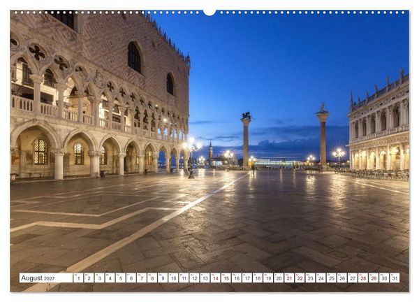 Produktbild: Venedig und Burano - Lagunenstadt und bunte H&auml;user (Wandkalender 2027 DIN A2 quer), CALVENDO Monatskalender