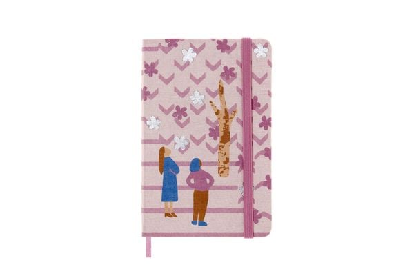 Moleskine Limited Edition Notebook Sakura, Pocket, Ruled, Couple, Hard Cover (5 x 8.25)