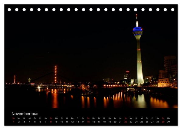 Produktbild: D&uuml;sseldorf 2026 (Tischkalender 2026 DIN A5 quer), CALVENDO Monatskalender
