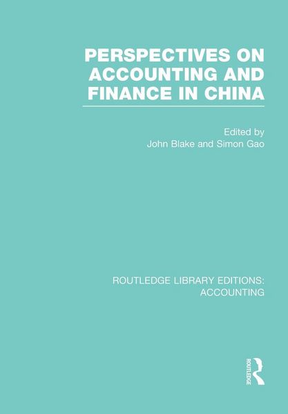 Produktbild: Perspectives on Accounting and Finance in China (RLE Accounting)