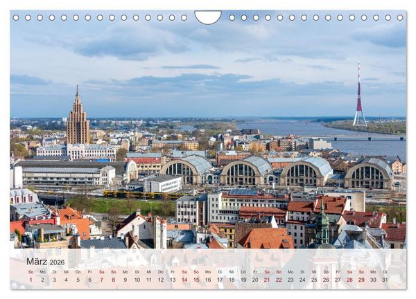 Produktbild: Riga - Paris des Ostens (Wandkalender 2026 DIN A4 quer), CALVENDO Monatskalender