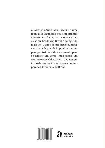 Produktbild: Ensaios fundamentais - cinema