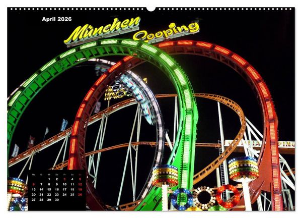 Produktbild: Kirmesrummel (hochwertiger Premium Wandkalender 2026 DIN A2 quer), Kunstdruck in Hochglanz