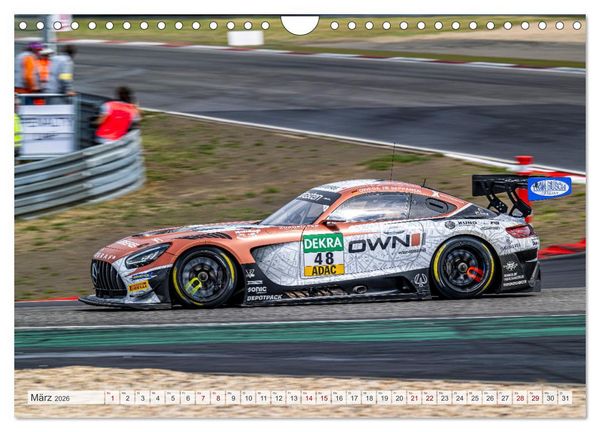Produktbild: Schwaben Pfeile - STARS beim GT MASTERS (Wandkalender 2026 DIN A4 quer), CALVENDO Monatskalender