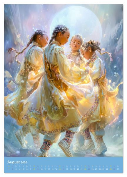 Produktbild: Norwegische indigene Folklorekleidung - Mensch und Tier (Wandkalender 2026 DIN A3 hoch), CALVENDO Monatskalender