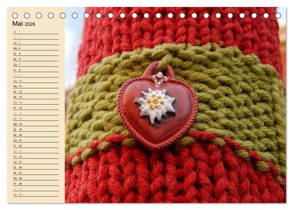Produktbild: Urban Knitting L&uuml;neburg (Tischkalender 2026 DIN A5 quer), CALVENDO Monatskalender