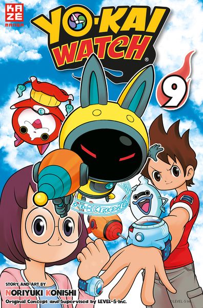 Yo-kai Watch 09, Taschenbuch von Noriyuki Konishi,Level Five, Pegasus Manga, 978-2-88921-836-3