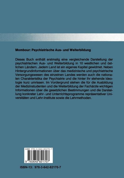 Produktbild: Psychiatrische Aus- und Weiterbildung