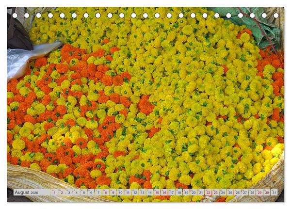 Produktbild: Farbenfrohes Bangladesch (Tischkalender 2026 DIN A5 quer), CALVENDO Monatskalender