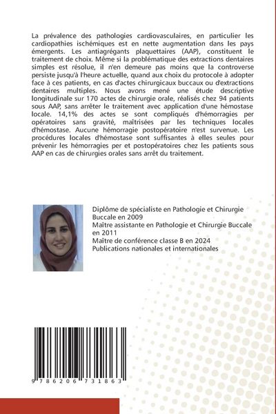 Produktbild: Patients sous antiagr&eacute;gants plaquettaire et chirurgie buccale
