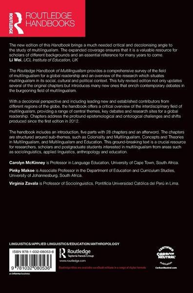 Produktbild: The Routledge Handbook of Multilingualism