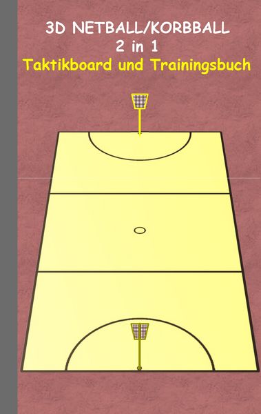 Produktbild: 3D Netball/Korbball 2 in 1 Taktikboard und Trainingsbuch