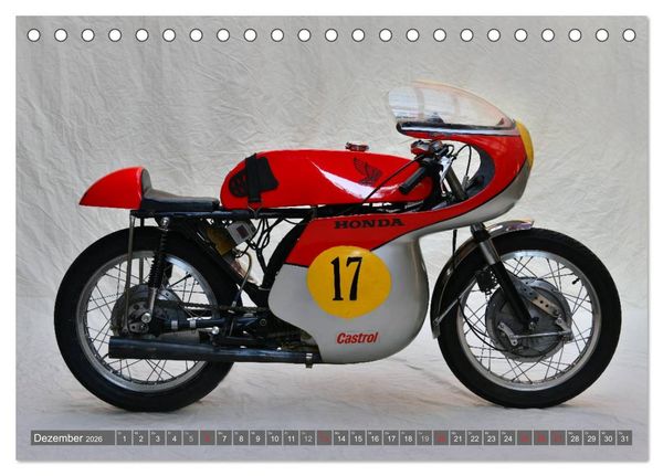 Produktbild: Honda CB 72 (Tischkalender 2026 DIN A5 quer), CALVENDO Monatskalender