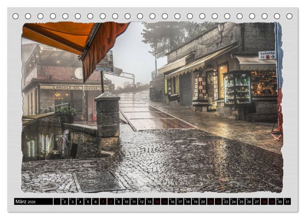 Produktbild: Impressionen - von und rund um San Marino (Tischkalender 2026 DIN A5 quer), CALVENDO Monatskalender