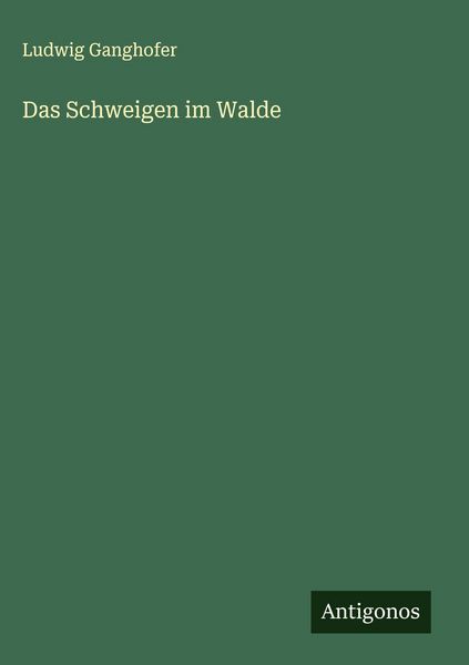 Produktbild: Das Schweigen im Walde