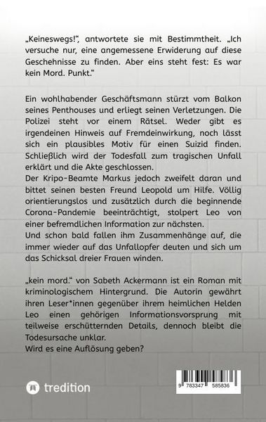 Produktbild: Kein mord.