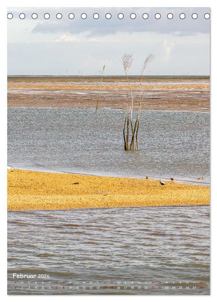 Produktbild: Nordfriesland, Zwischen St. Peter Ording und Sylt (Tischkalender 2026 DIN A5 hoch), CALVENDO Monatskalender