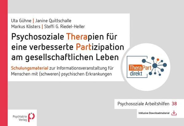 Produktbild: Psychosoziale Therapien f&uuml;r eine verbesserte Partizipation am gesellschaftlichen Leben