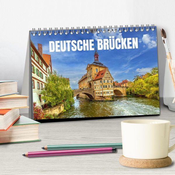 Produktbild: Deutsche Br&uuml;cken (Tischkalender 2026 DIN A5 quer), CALVENDO Monatskalender