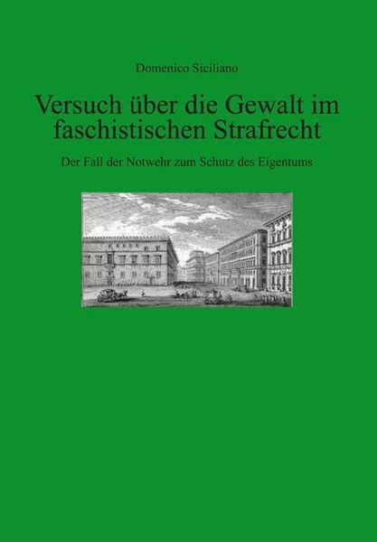 Produktbild: Siciliano, D: Versuch &uuml;ber die Gewalt im faschistischen Stra