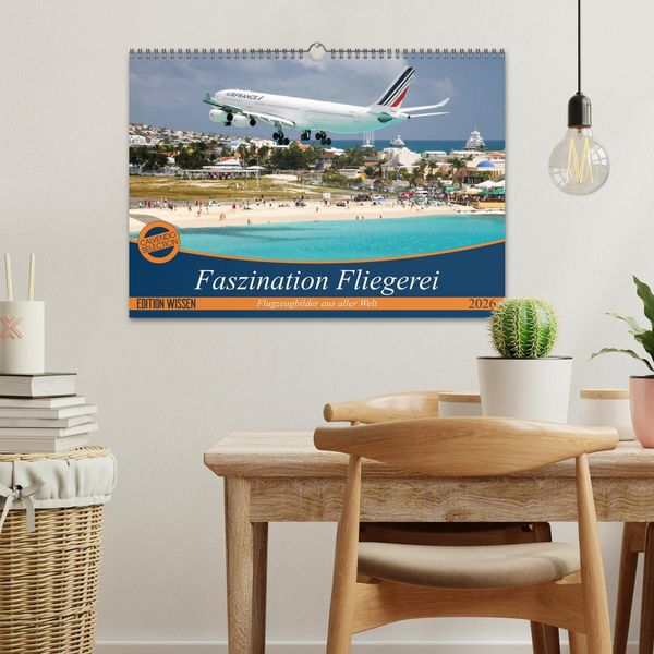 Produktbild: Faszination Fliegerei (Wandkalender 2026 DIN A3 quer), CALVENDO Monatskalender