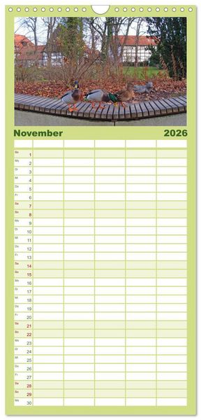 Produktbild: Familienplaner 2026 - Bad Sassendorf mit 5 Spalten (Wandkalender, 21 x 45 cm) CALVENDO