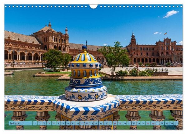Produktbild: Sevilla - Unterwegs in Spanien (Wandkalender 2026 DIN A3 quer), CALVENDO Monatskalender