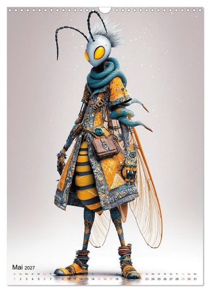 Produktbild: Insecta Fantastica (Wandkalender 2027 DIN A3 hoch), CALVENDO Monatskalender