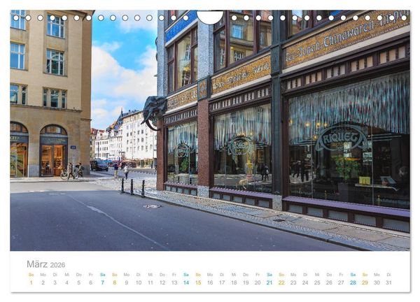 Produktbild: Leipzig - Spaziergang durch Epochen (Wandkalender 2026 DIN A4 quer), CALVENDO Monatskalender