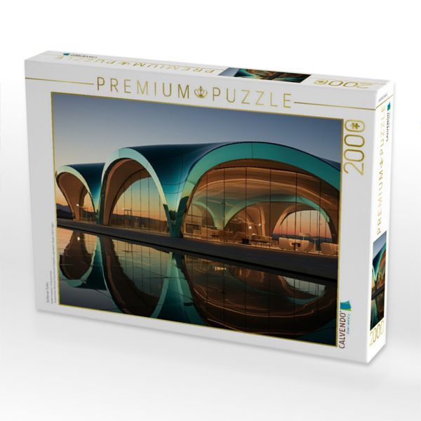 Produktbild: CALVENDO Puzzle Goldenes T&uuml;rkis | 2000 Teile Lege-Gr&ouml;&szlig;e 90x67cm Foto-Puzzle f&uuml;r gl&uuml;ckliche Stunden